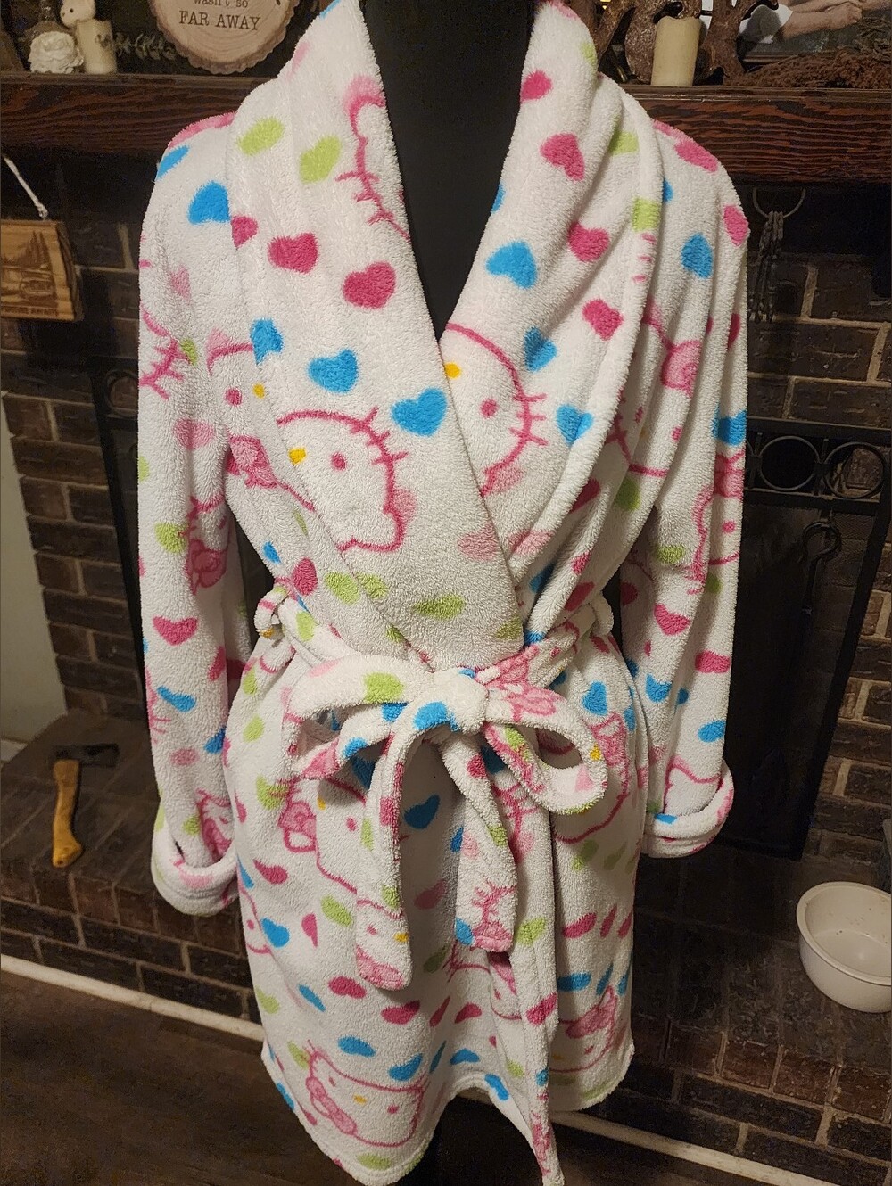 Hello Kitty Plush Bathrobe
